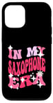 Coque pour iPhone 12/12 Pro In My Saxophone Era Music Band pour femmes et enfants