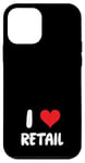 Coque pour iPhone 12 mini I Love Retail - Vente en magasin de vêtements de caissier