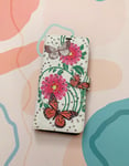 butterfly Wallet For Samsung Galaxy A6 2018 Case Cover Flip Credit Card Slot