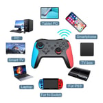 Blue Red Ylw-Manette De Jeu Sans Fil Bluetooth Pour Nintendo Switch, Manette Ps3, Manette De Jeu Pour Touristes, Manette De Jeu Professionnelle Sans Décalage, Pc, Mg25z ""Nipseyteko