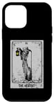 iPhone 12 mini Vintage The Hermit Tarot Card Gothic Retro Mystic Occult Men Case