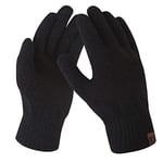 Bequemer Laden Femmes Hiver Chaud Gants Tactiles Thermique Tricot Gants de Travail Cadeau Femme pour Temps Froid avec Doublure Polaire