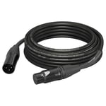 Behringer Microphone Cable - Black Neutrik XLR Male to XLR Female - 10 m / 32.8 ft - Platinum Performance - PMC-1000