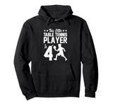 4th Birthday Table Tennis player 4 Years Old Pullover Hoodie