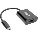 Tripp Lite U444-06N-HDB-AM USB-C (Type-C) to HDMI Adapter, USB 3.1 Gen 1, Thunderbolt 3 Compatible, 4K x 2K @ 24/25/30 Hz, M/F, Black