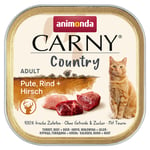 Animonda Carny Country Adult 32 x 100 g - Kalkun, Okse & Hjort