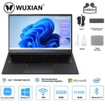 WUXIAN NF - 15.6" Intel Celeron N5095 - 2 Ghz - Ram 24 Go - SSD 512 Go - Noir