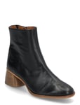 ANGULUS Boots - Block Heel With Zipper Svart