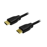 LogiLink CH0055 HDMI High Speed with Ethernet Cable, 20 Meter Length, Black, 20 Meter Length