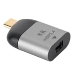 Typ-C hane till Mini DP-adapterkontakt i aluminiumlegering för Windows Android OS X