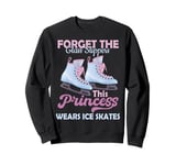 Figure Ice Skating Princess Skater Love Ice Skater Girls Sweatshirt