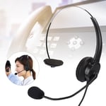 New Telephone Monaural Headset Landline Phone Headphone With Mic For Home Use