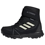 adidas Terrex Snow Hook-and-Loop Cold.RDY Winter Shoes Sneaker, Core Black/Chalk White/Grey Four, 4 UK Child