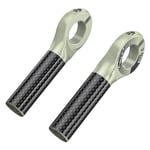 1 Pair Carbon Fiber Bicycle Bar ends MTB Mountain Bike Handlebar Equipment