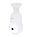 Visiotech wifi smart bulb camera E27 5W connection 2304x1296p white - NVS-IPC-BU