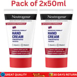 Neutrogena Norwegian Formula Concentrated Unscented Hand and Nail Cream, 50mlx2