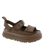 UGG Women's GoldenGlow Slide Sandal, Bison Brown, 9 UK