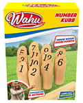 Goliath - Jeu Plein Air - Numbers Kubb - Jeu en Bois - A partir de 6 Ans, Beige