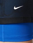 Nike W Nk FLX 2IN1 Shrt Wv ESN Plus Sport Shorts - Black/Game Royal/(White), 2x