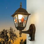 Capteur Mur Extérieur Luminaire Lampe Avec Détecteur En Antique Rustique Jardin