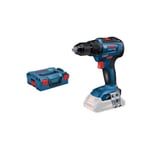 Perceuse-visseuse a percussion 18V GSB 18V-55 (sans batterie ni chargeur) + coffret L-Boxx - BOSCH - 06019H5303