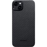 Pitaka iPhone 15 Plus Kuori MagEZ Case 4 Black/Grey Twill