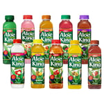 OKF Korean Aloe Vera King Fruity Drink 500ml (10 Bottles, 10 Flavours) HALAL