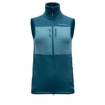 Devold Egga Grid Merino vest dame Flood/Moon GO 206 726 A 422A S 2022