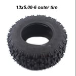 6 Tums Däck Bakre 13x5.00-6 Innertub Yttre Däck för 47cc 49cc Liten ATV Go Kart Mini Quad Bike Snöskoterdelar 13x5.00-6 outer tyre