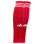 adidas Leg Sleeve - Rød/Hvit, størrelse Medium