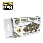 King Tiger Exterior Colors Paint Set Ammo By Mig - MIG7166