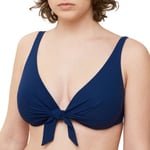 Triumph Summer Glow W Sensual Deep Bikini Top Marine E 44 Dame