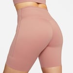 Nike Dri-FIT Go 8" High Waist Bike Shorts Dame