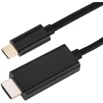 Cablemarkt - Câble usb-c vers hdmi de 3 Mètres, Résolution 4K Full hd à 30 Hz, Câble usb Type-C 3.1 vers hdmi 1.4