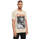 Mister Tee Men's Tupac California Love Tee T shirt, Sand, XL UK