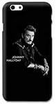 Coque pour iphone 7 / 8 / SE (2020) Johnny Hallyday Noir