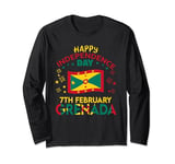 Grenada 50th Independence Day Grenadian Pride Grenada Flag Long Sleeve T-Shirt