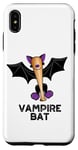 Coque pour iPhone XS Max Jeu de mots amusant en forme de chauve-souris vampire