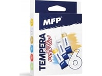 Mfp Papper Temperafärg 6St 12Ml Metal 6300608