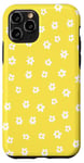 iPhone 11 Pro Yellow White Ditsy Flowers Floral Pattern Case