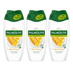 Palmolive Naturals Milk and Honey Shower Cream 250ml x 3 Bath Wash Soft Skin