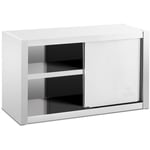 Royal Catering - Armoire Murale En Inox Porte Coulissante Cuisine Max. 600 kg 1000 x 450 x 600 mm