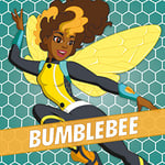 Pyramid International DC Super Hero Girls (Bumblebee) -Canvas Print 40 x 40cm, Wood, Multi-Colour, 40 x 40 x 1.3 cm