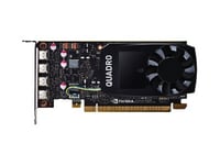 Nvidia Quadro P1000 - Full Height - Graphic Card - Quadro P1000 - 4 Gb Gddr5 - Pcie 3.0 X16 - 4 X Mini Displayport - For Precision 5820 Tower, 7820 Tower, 7920 Tower