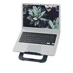 Leitz Ergo Ergonomic Ultra-Flat Height Adjustable Cooling Laptop Stand 6346 Up to 17" Grey