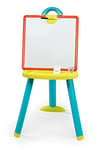 Smoby - Tableau Plastique - Double Face Blanche Magnétique + Ardoise Craie - Pliable - pour Enfant Dès 3 Ans - 410623