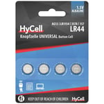 HyCell Pile bouton LR 44 1.5 V 4 pc(s) 140 mAh alcaline(s) AG13