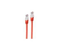 Shiverpeaks Basic-S Patchkabel, Kat. 6, S/Ftp, Rød, 30,0 M Rj45 Plugg - Rj45 Plugg, Støpt Hette, Halogenfri, - 1 Stk (Bs75730-Hr)