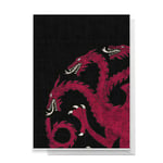 Game of Thrones House Targaryen Greetings Card - Giant Card