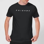 Friends Logo Contrast Men's T-Shirt - Black - XL